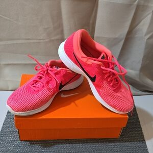 Nike Revolution 4 Running Shoes In Racer Pink.